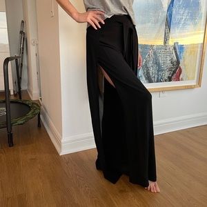 Zimmermann Front Tie Side Split Pants